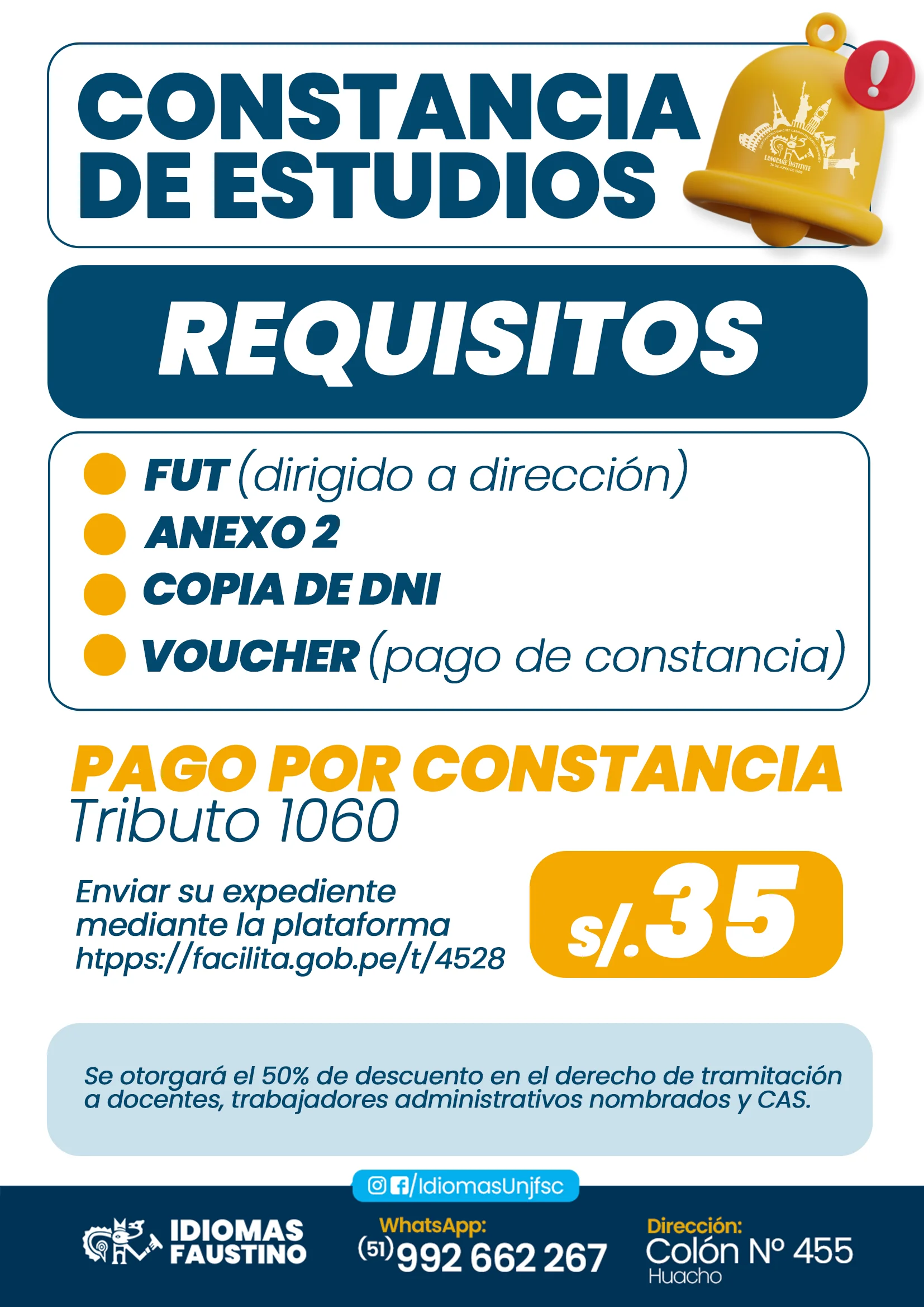 Constancia de Estudio